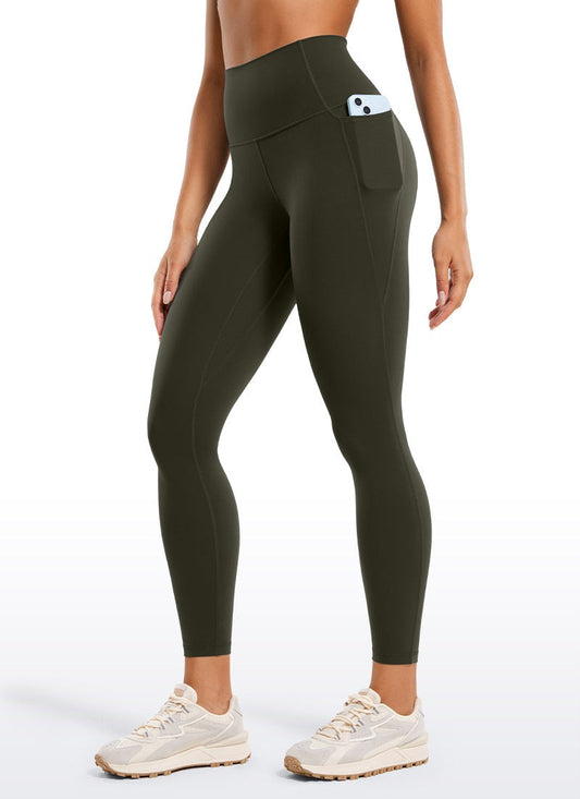 INNOPHRA Workout Leggings with Pockets Shapewear 25 Inches