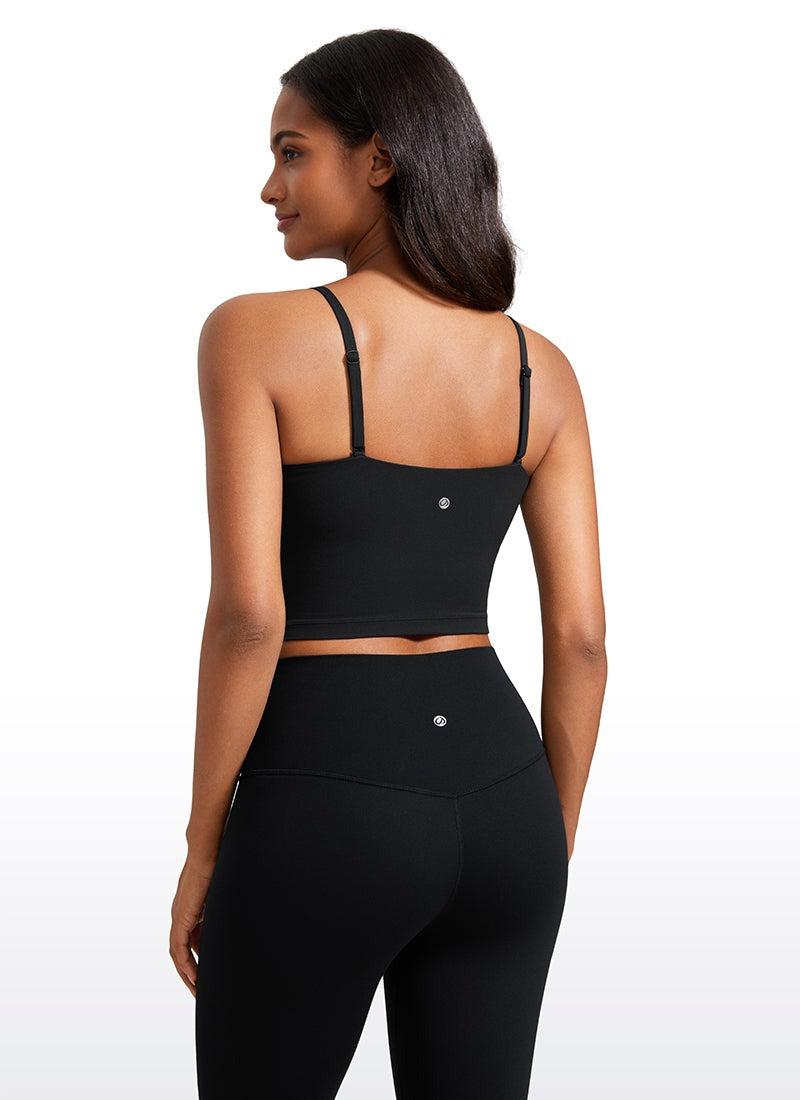 Butterluxe Built in Bra Adjustable Strap Tank