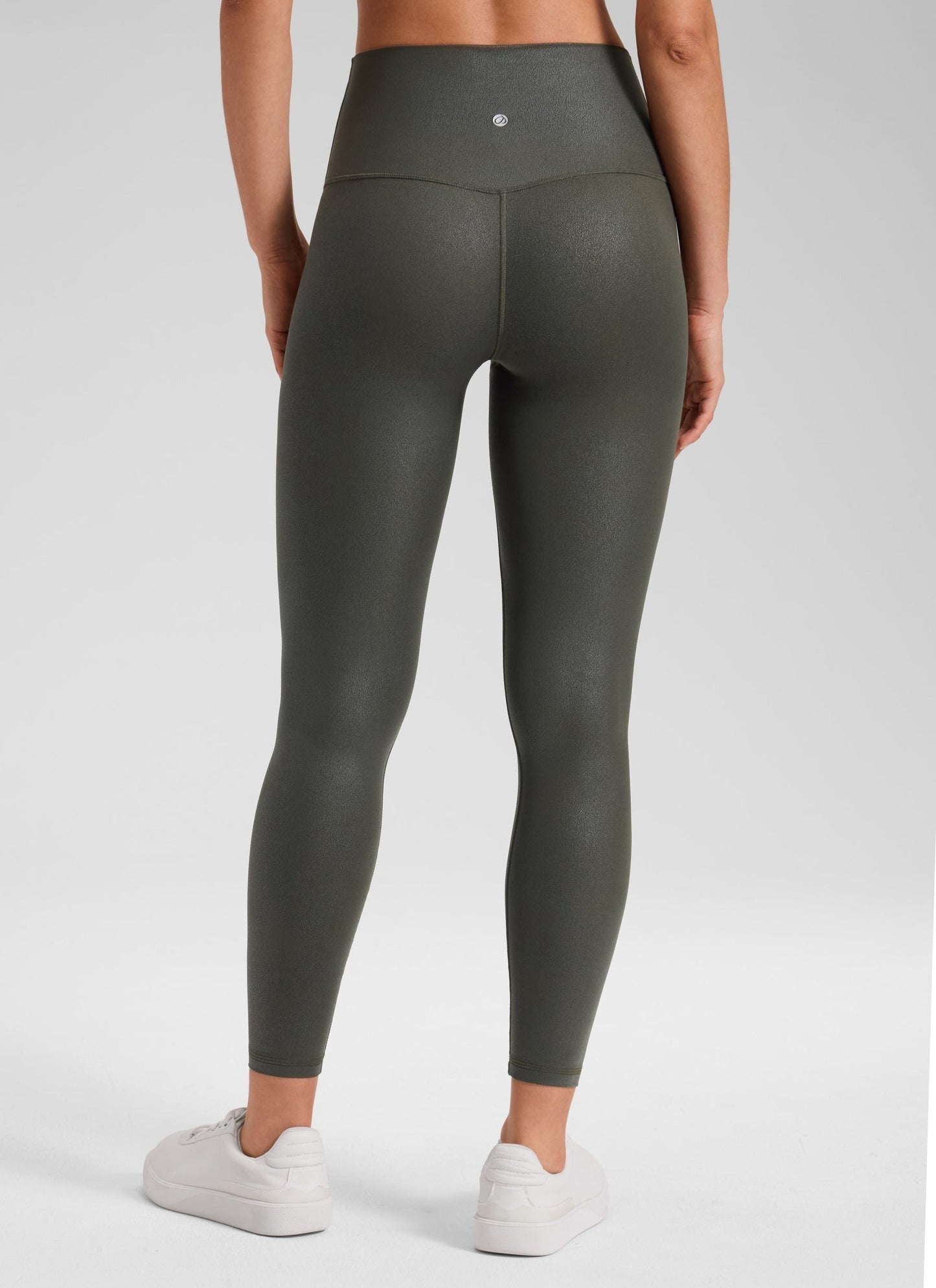 Matte Faux Leather Legging 25''