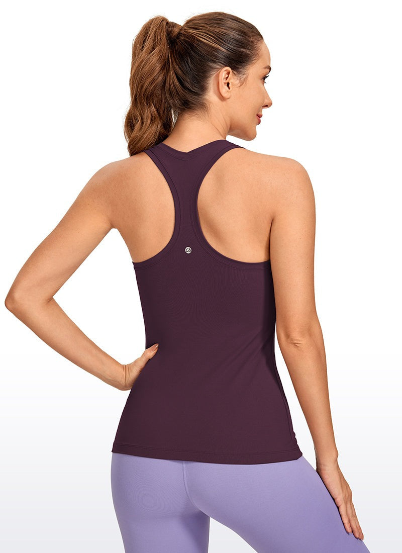 Butterluxe Racerback Hip Length Tank