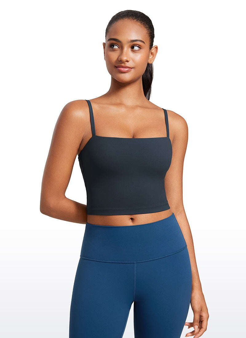 Butterluxe Built in Bra Adjustable Strap Tank
