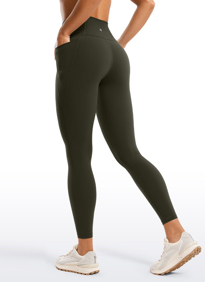 INNOPHRA Workout Leggings with Pockets Shapewear 25 Inches