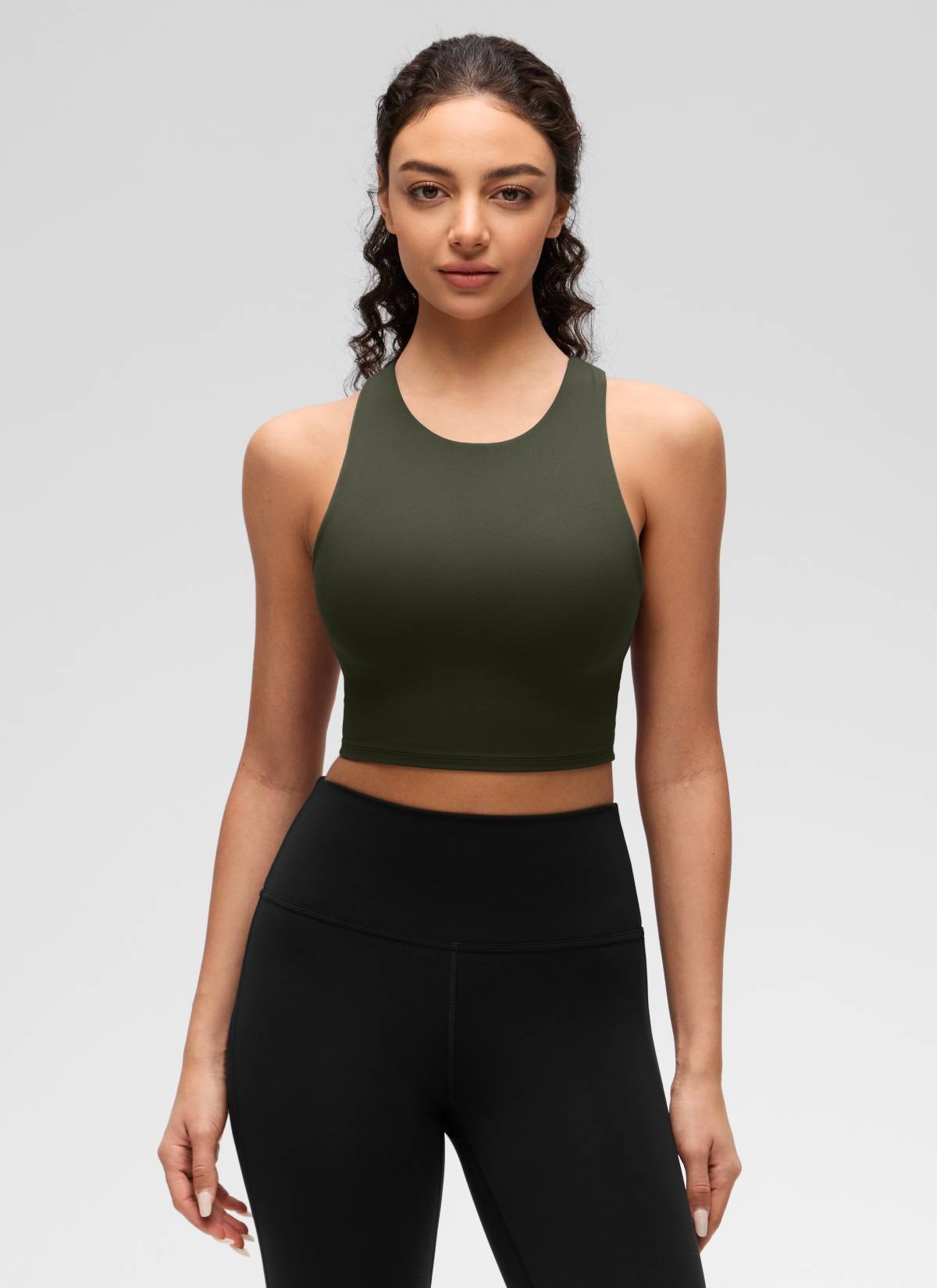 Butterluxe High Neck Built in Bra Tank