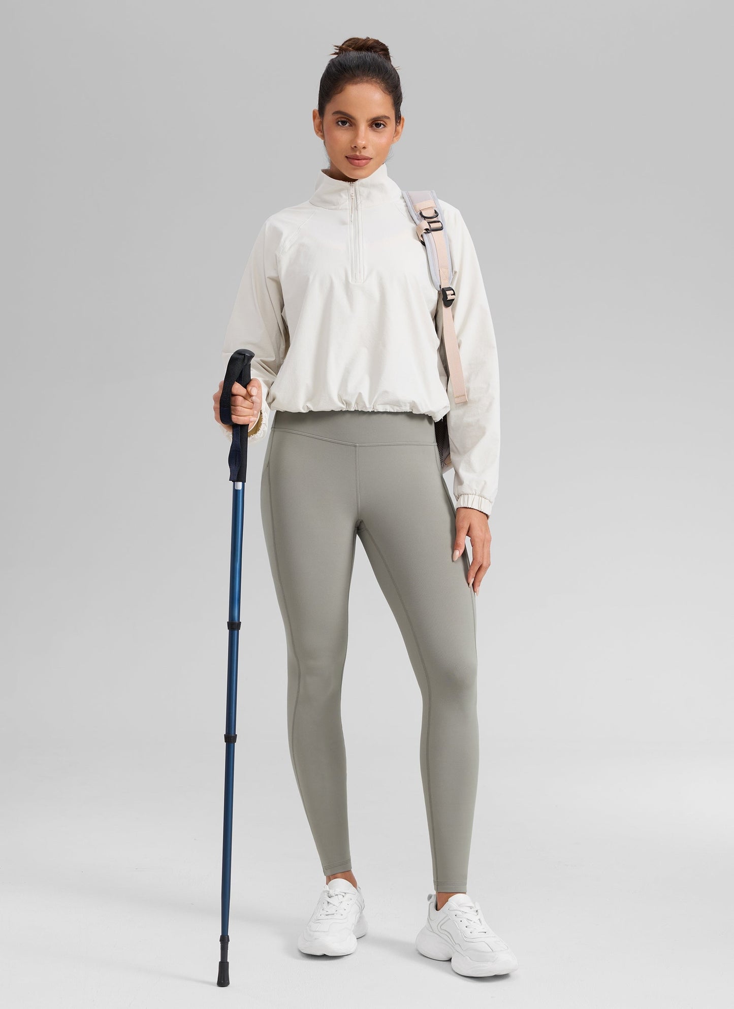 Water Resistant Fleece Lined Pocket Legging 28"