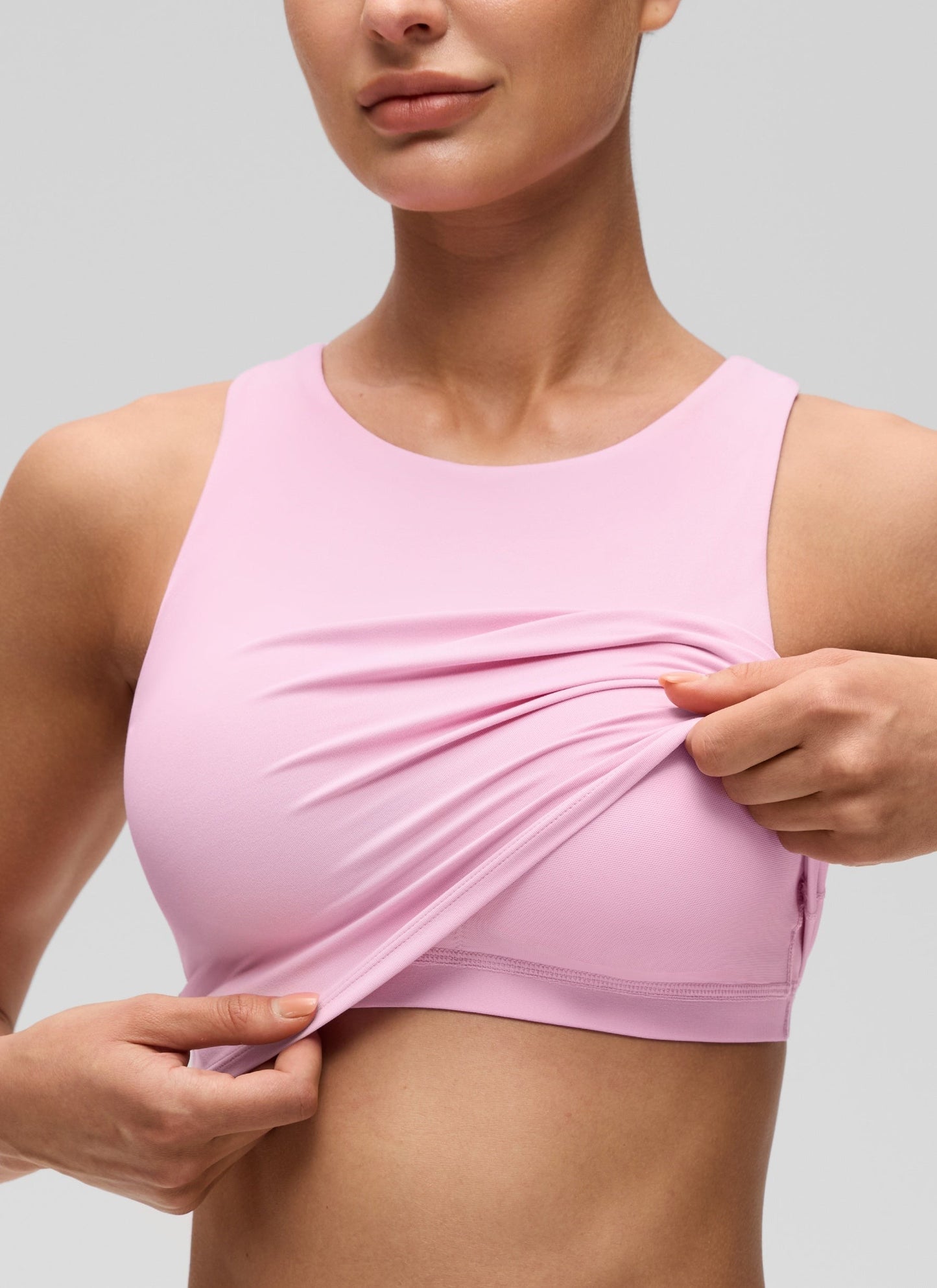 Butterluxe High Neck Built in Bra Tank