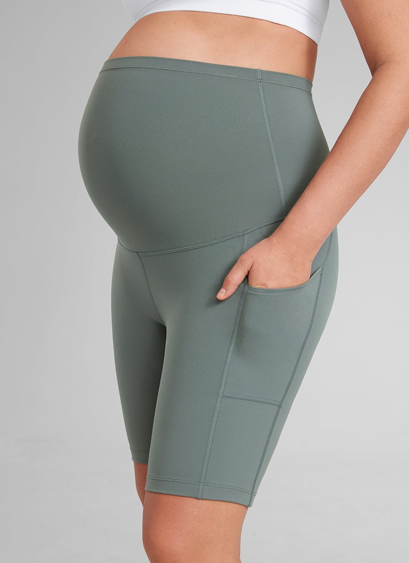 Butterluxe Maternity Pocket Shorts 8''