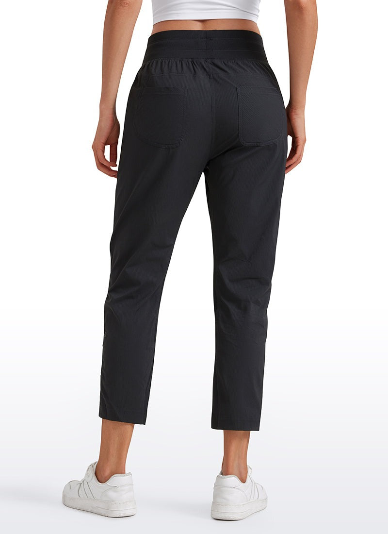 Striped Pants with Pockets 25''- Cinched Leg