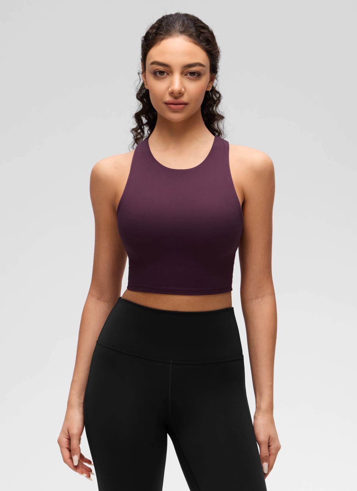 Butterluxe High Neck Built in Bra Tank