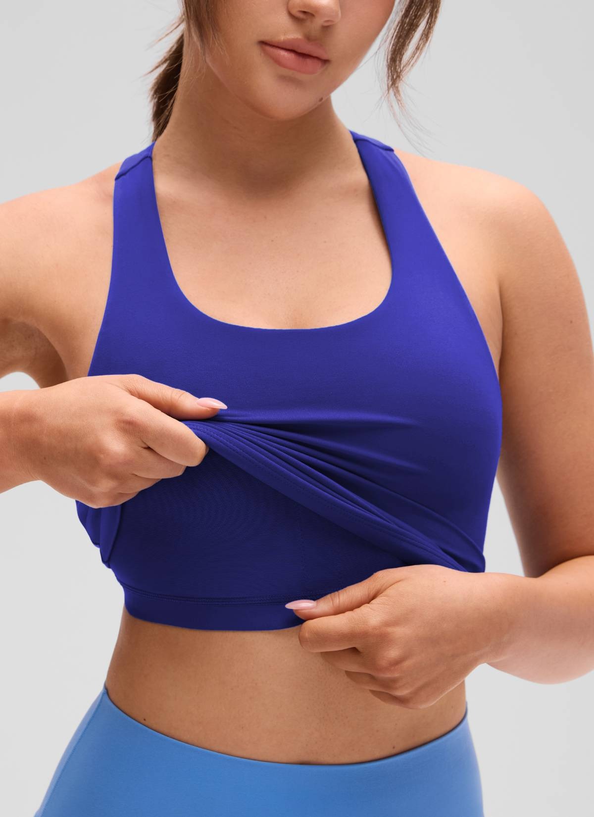 Butterluxe Waist Length Built in Bra Tank