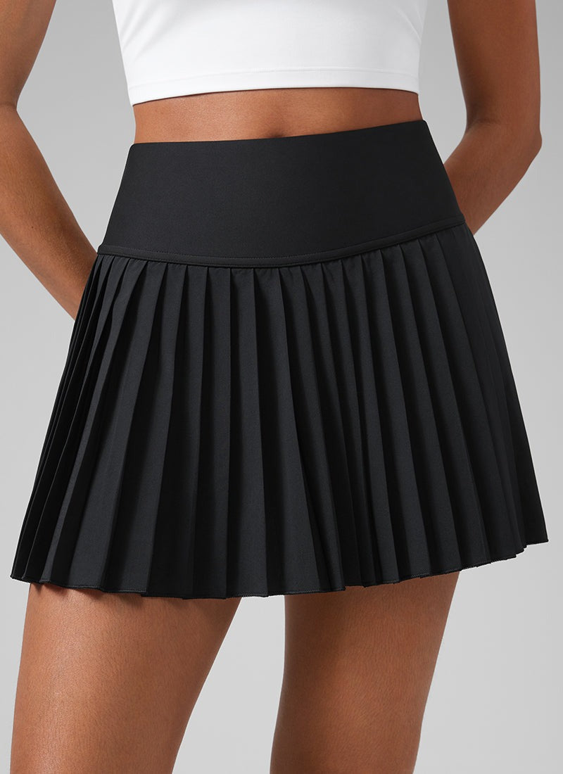 Feathery-Fit Soft Pleat High Rise Skirt 14''