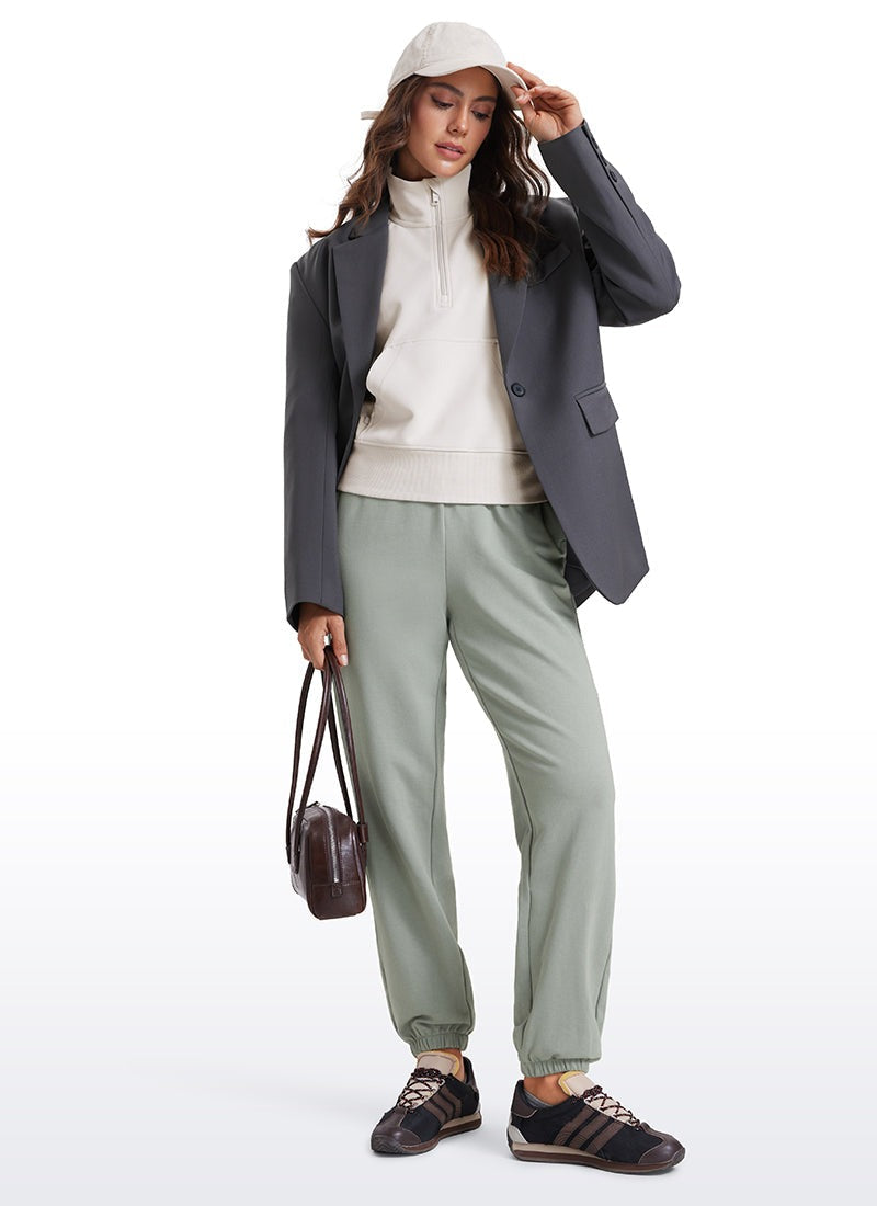 Cotton Fleece Pocket Sweatpant 28"