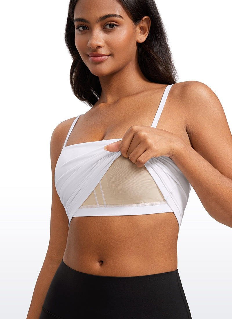 Butterluxe Built in Bra Adjustable Strap Tank