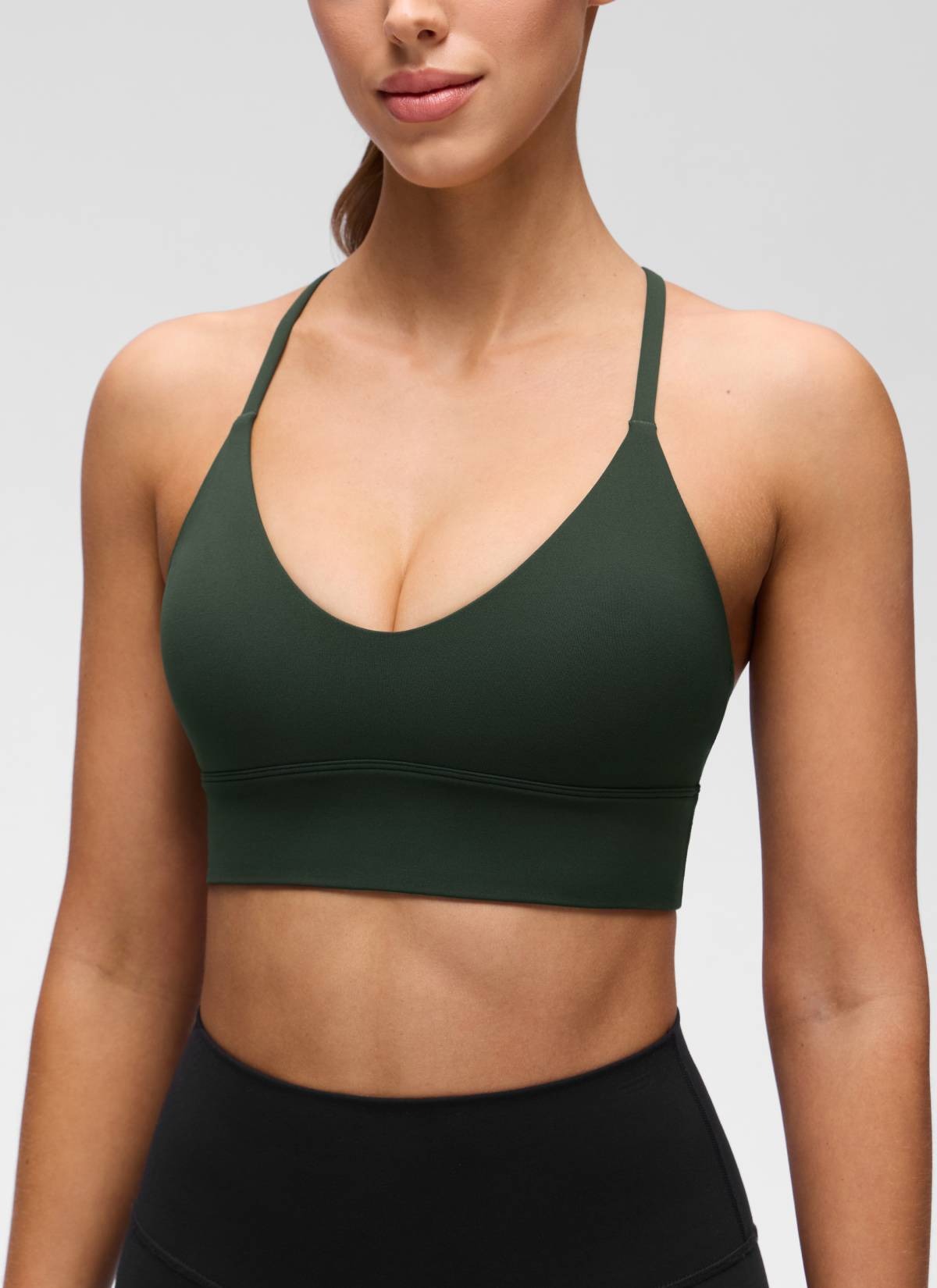 Butterluxe Cross Back Longline Sports Bra