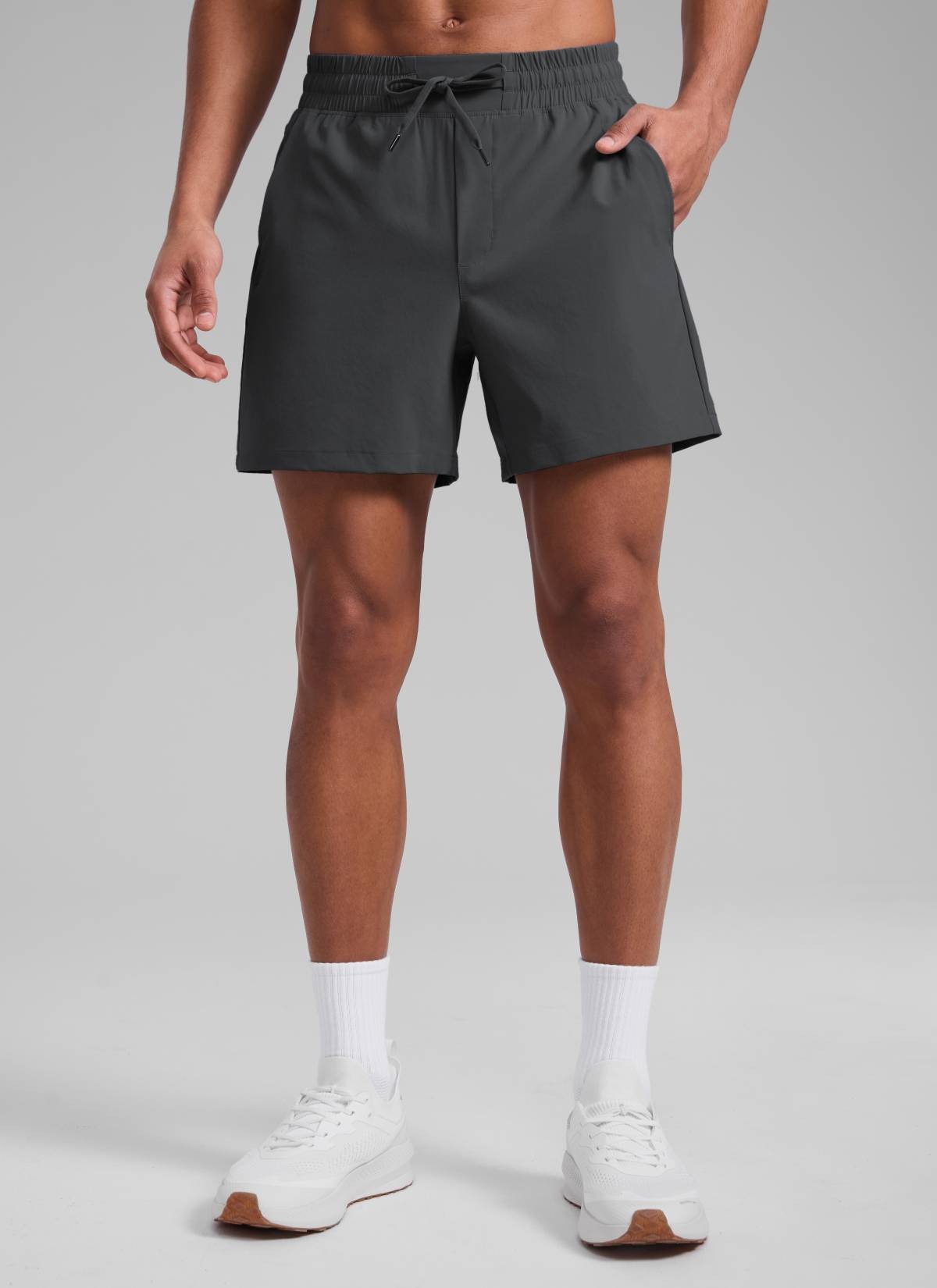 Feathery-Fit Workout Shorts 5''- Linerless