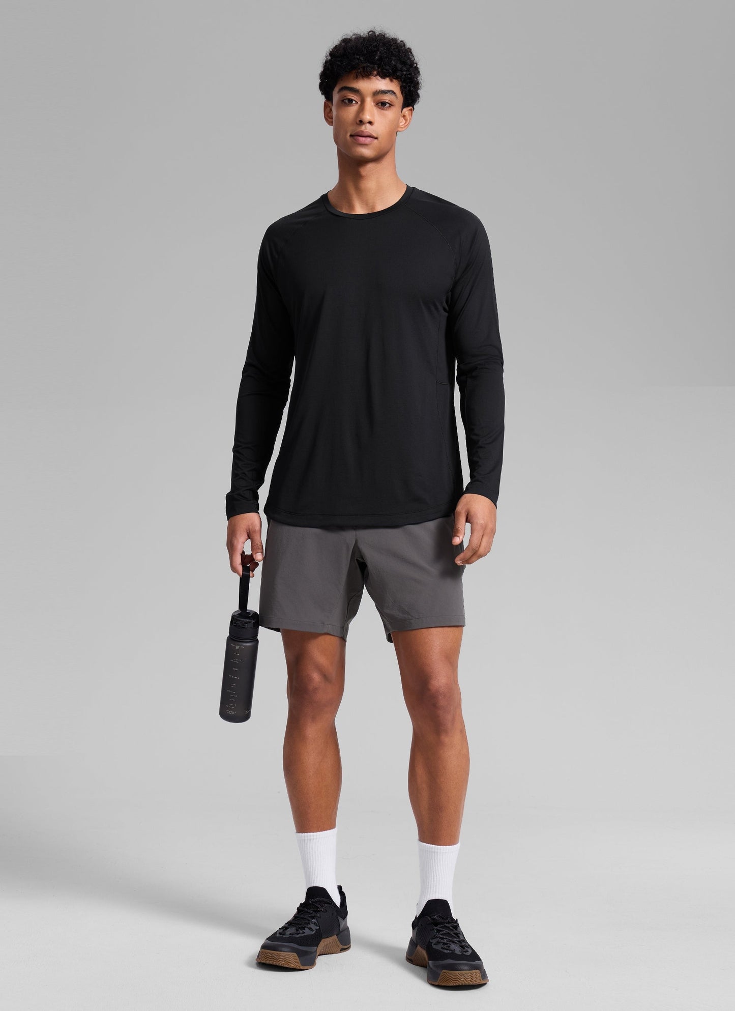 Lightweight Rounded Scallop Bottom Long Sleeves