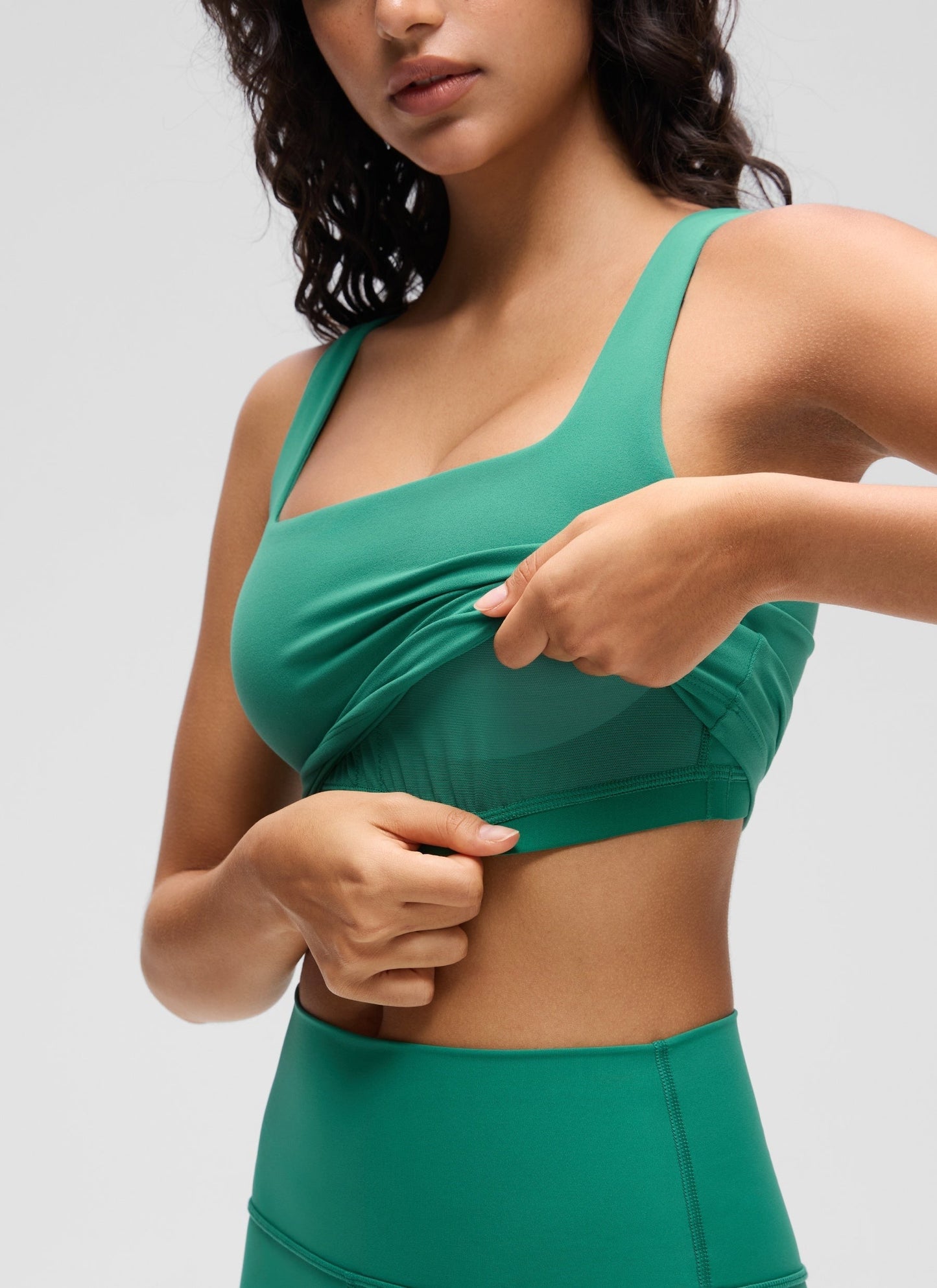 Butterluxe Square Neck Built in Bra Tank