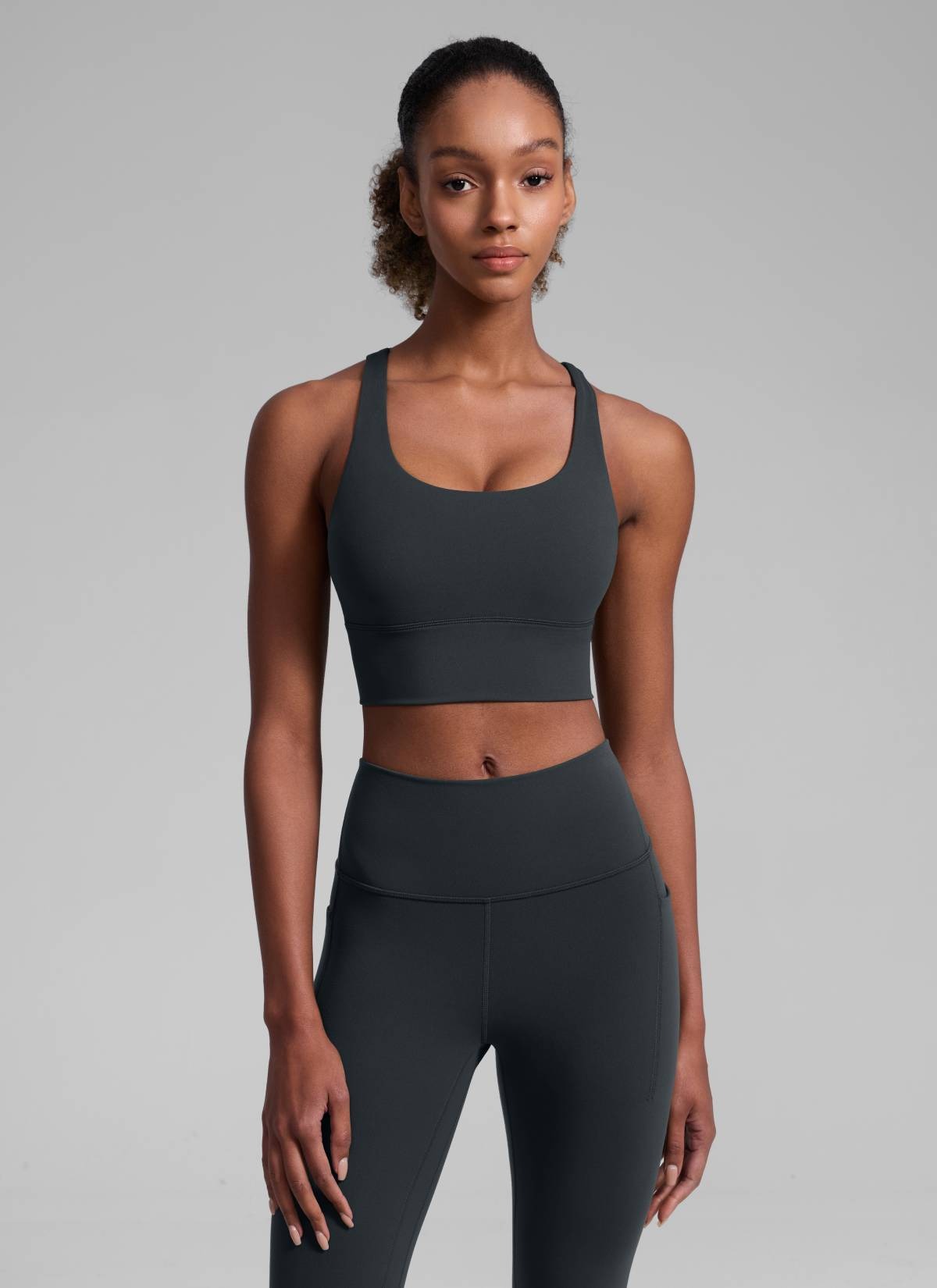 Nakedfeel Longline Criss Cross Back Bra