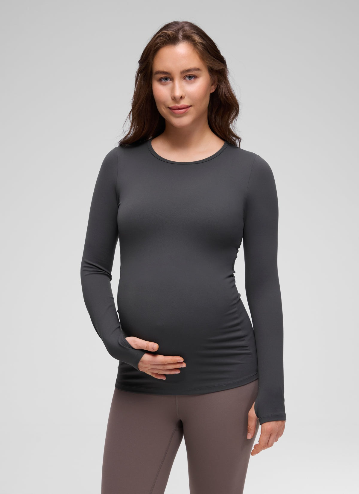 Butterluxe Maternity Crewneck Long Sleeve