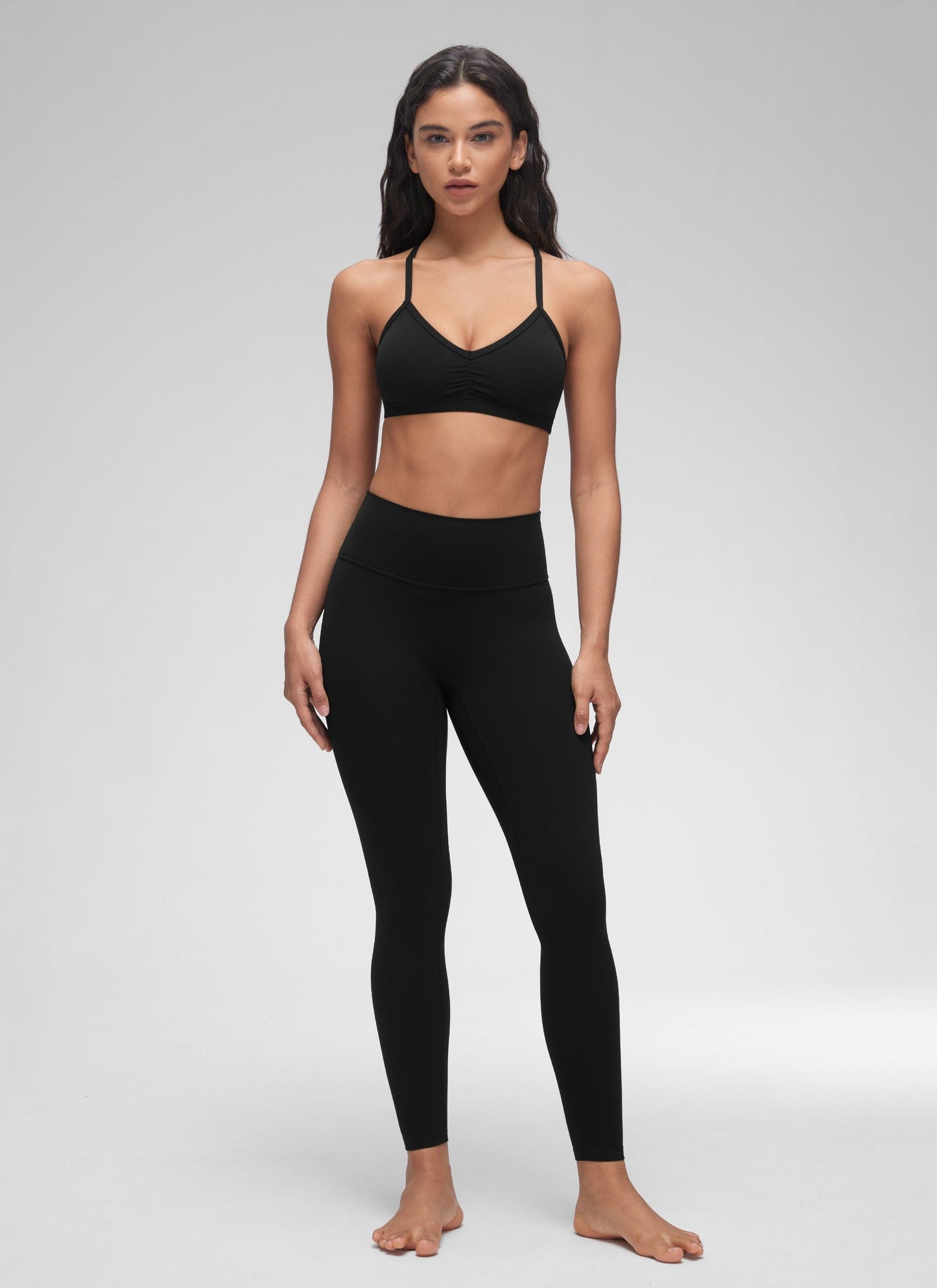 SCULPTAIR Ruched V Neck Sports Bra