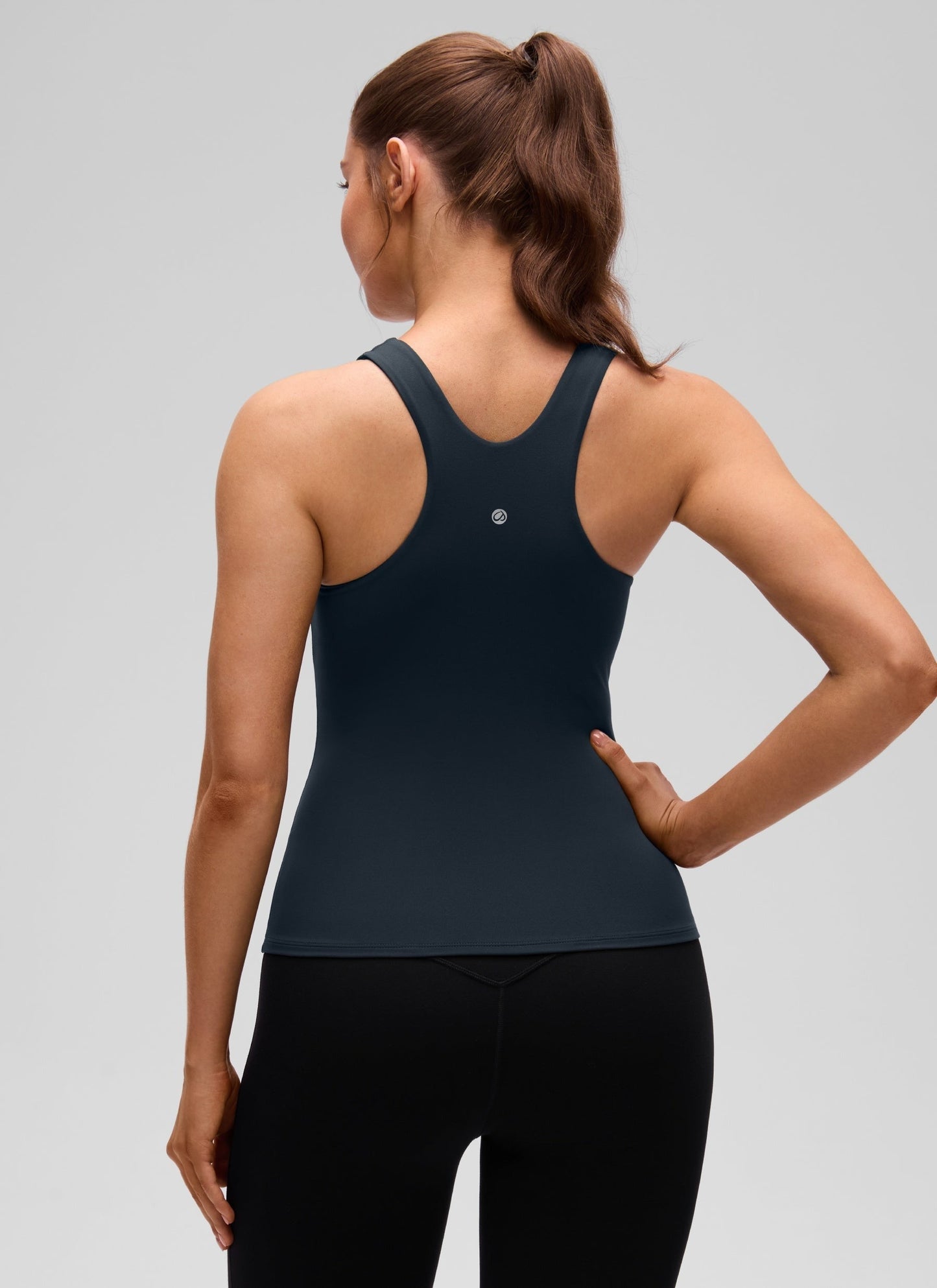Butterluxe Built in Bra Scoop Neck Tank
