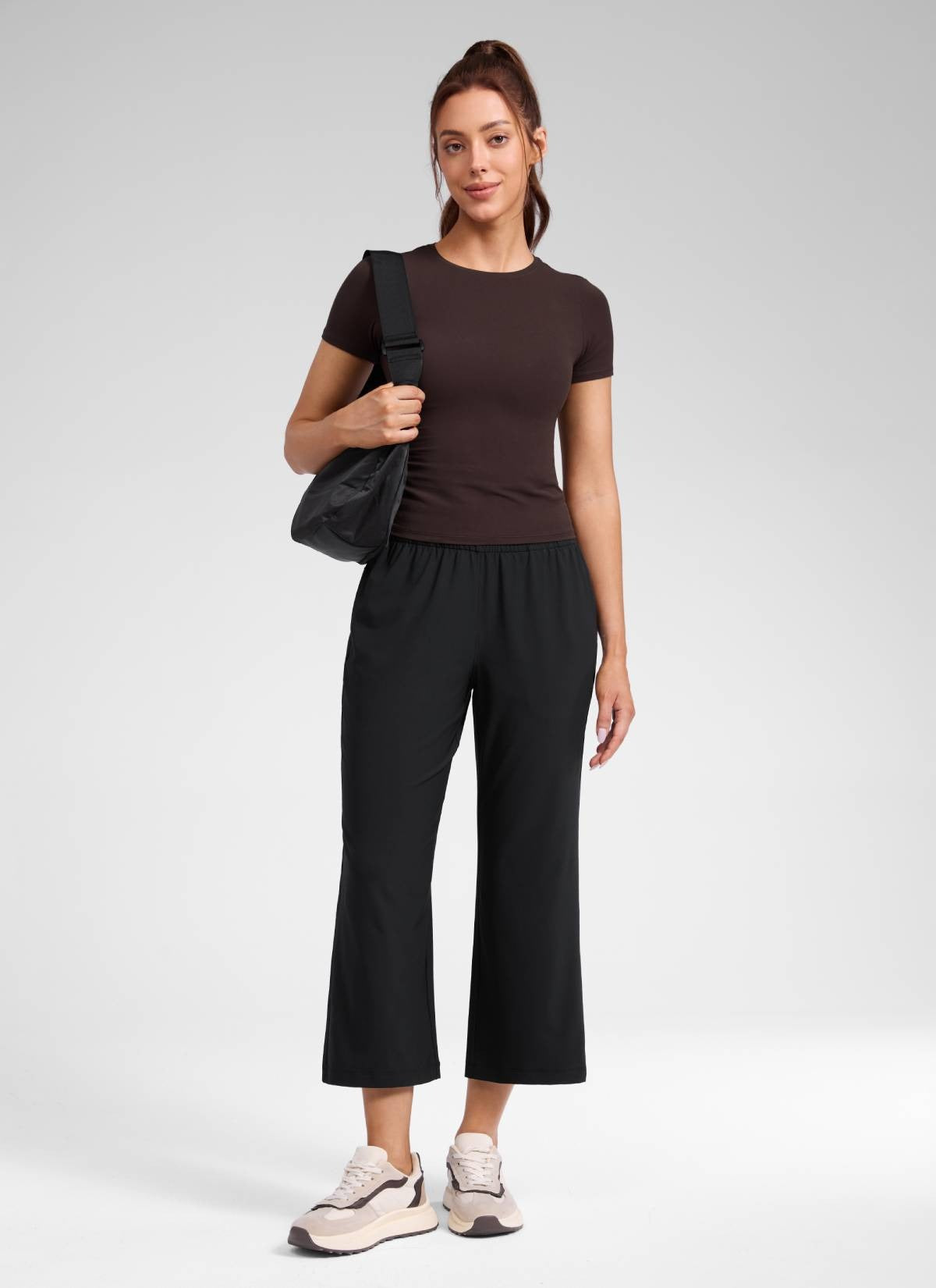 Feathery-Fit Drapey High Rise Flare Pant 23"