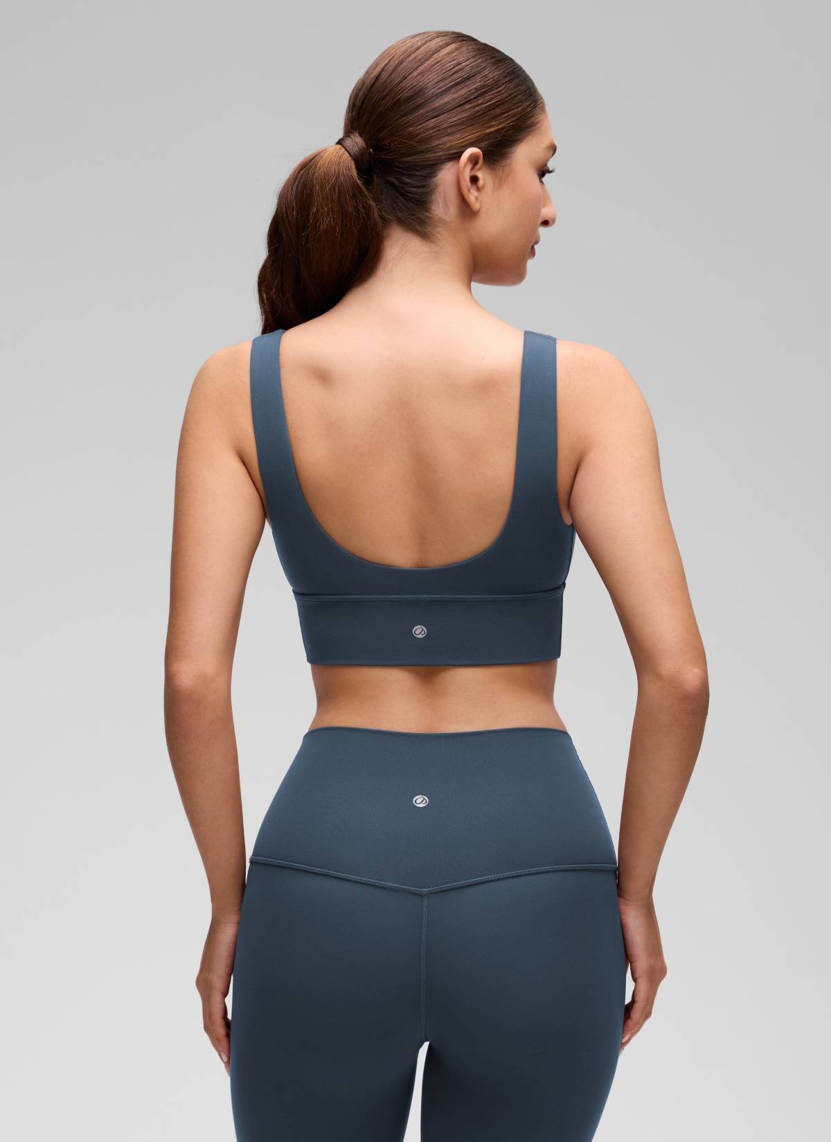 Butterluxe Deep V Neck Longline Sports Bra