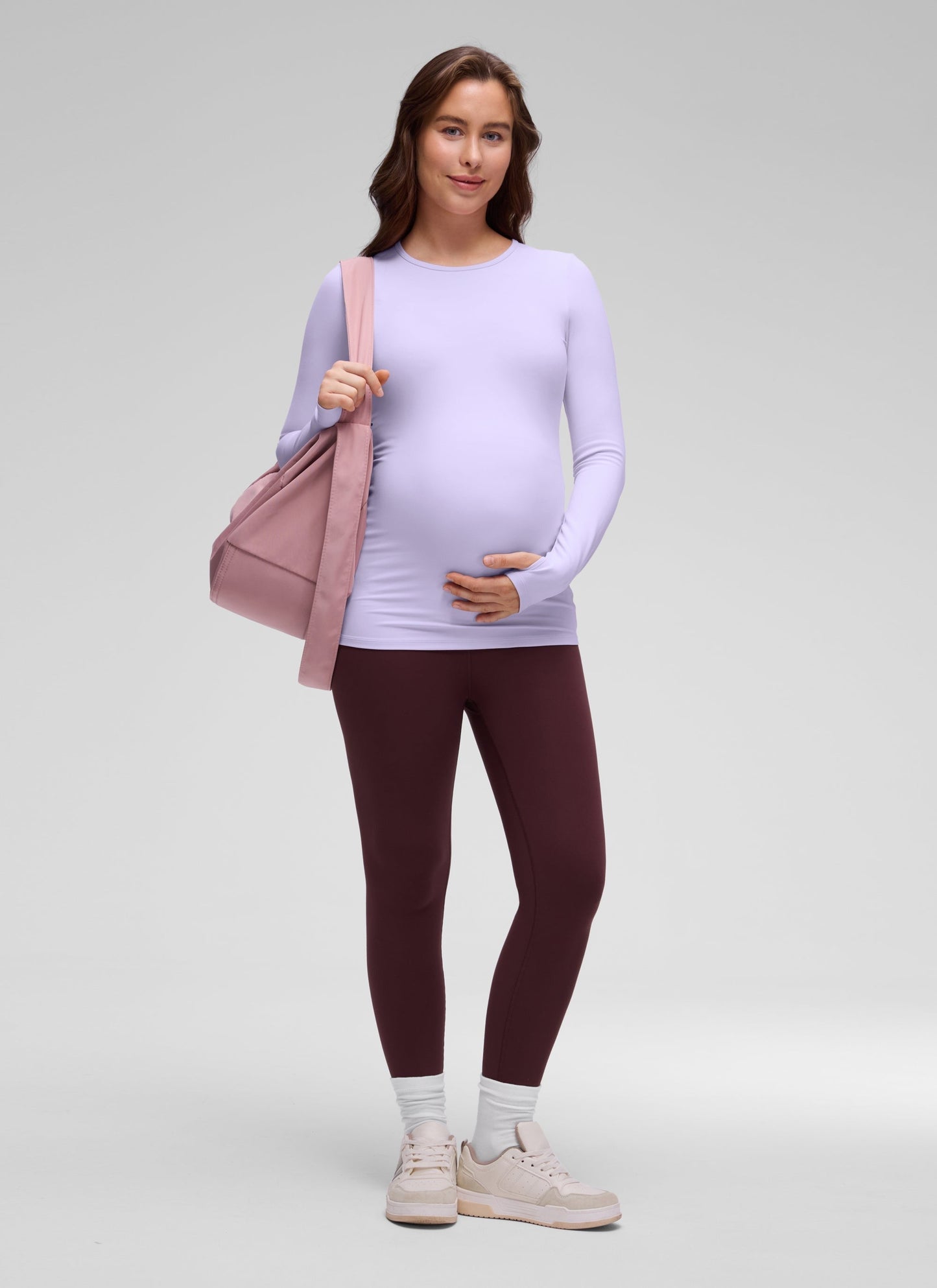 Butterluxe Maternity Crewneck Long Sleeve