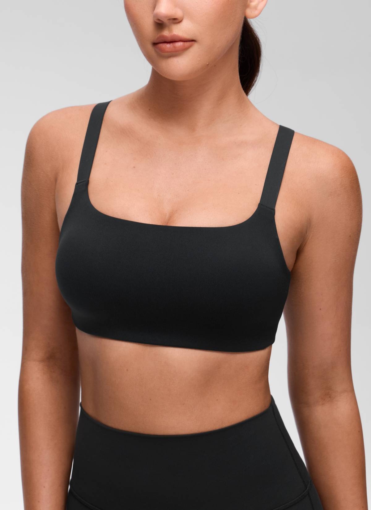 Butterluxe Adjustable Wide Strap Sports Bra
