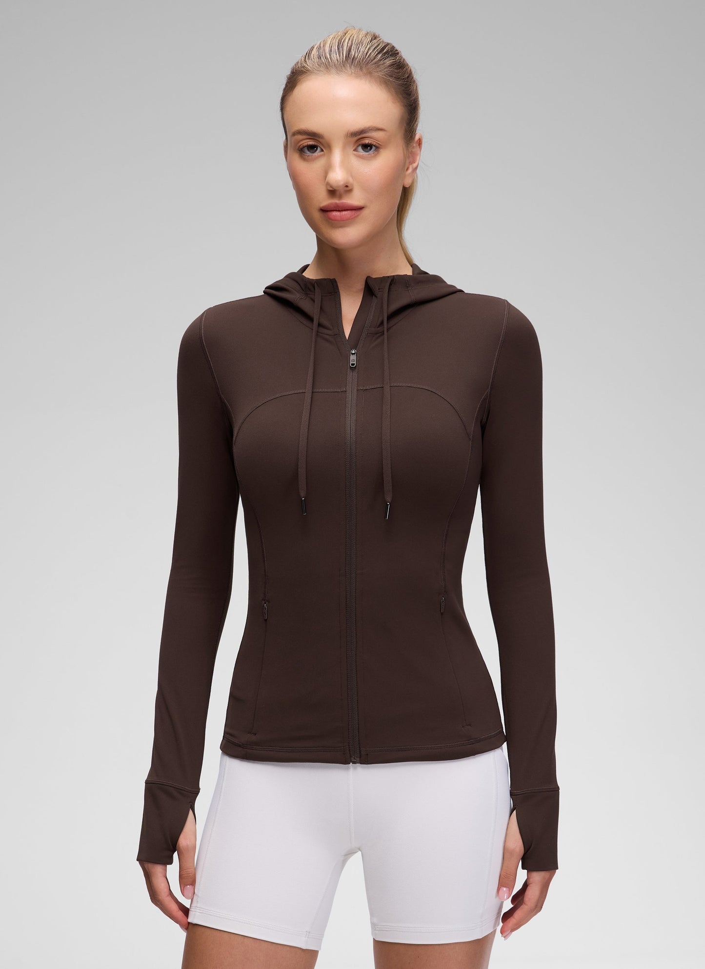 INNOPHRA Full Zip Athletic Jackets Hooded Coats for Women