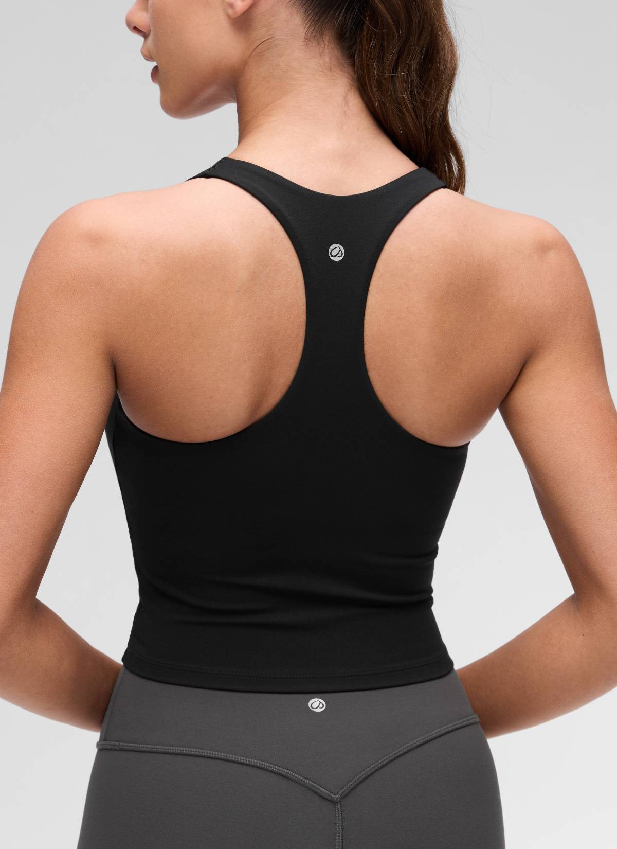 Butterluxe V Neck Racerback Shelf Bra Tank
