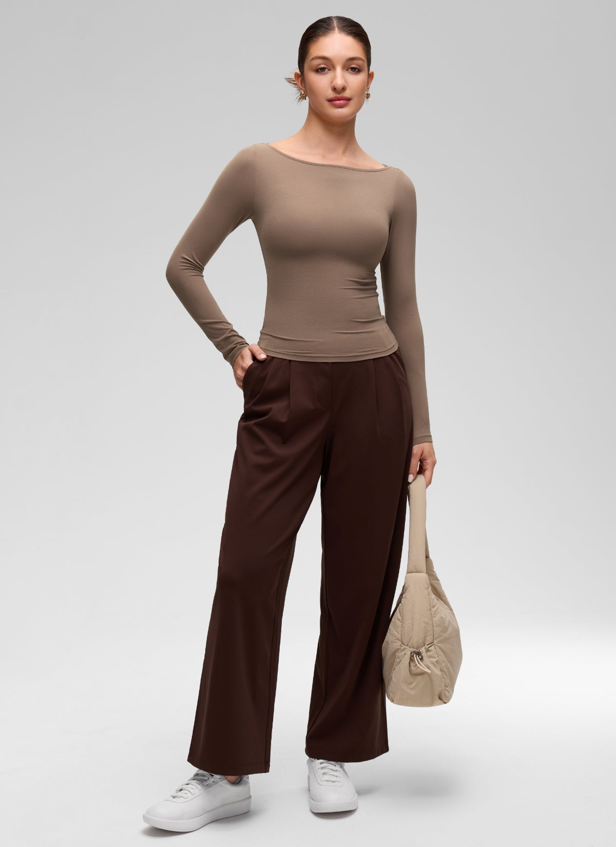 Softembrace Boat Neck Long Sleeve