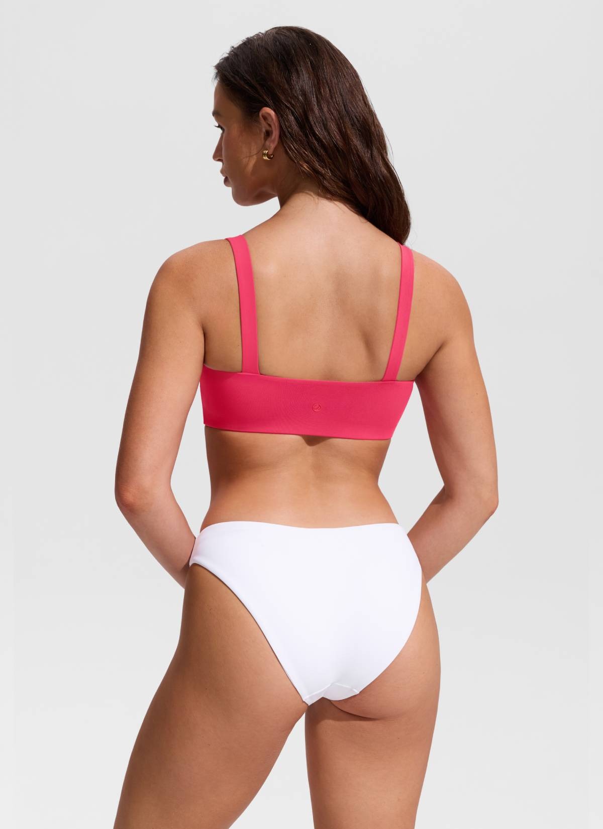 Square Neck Wide Flat Straps Bikini Top