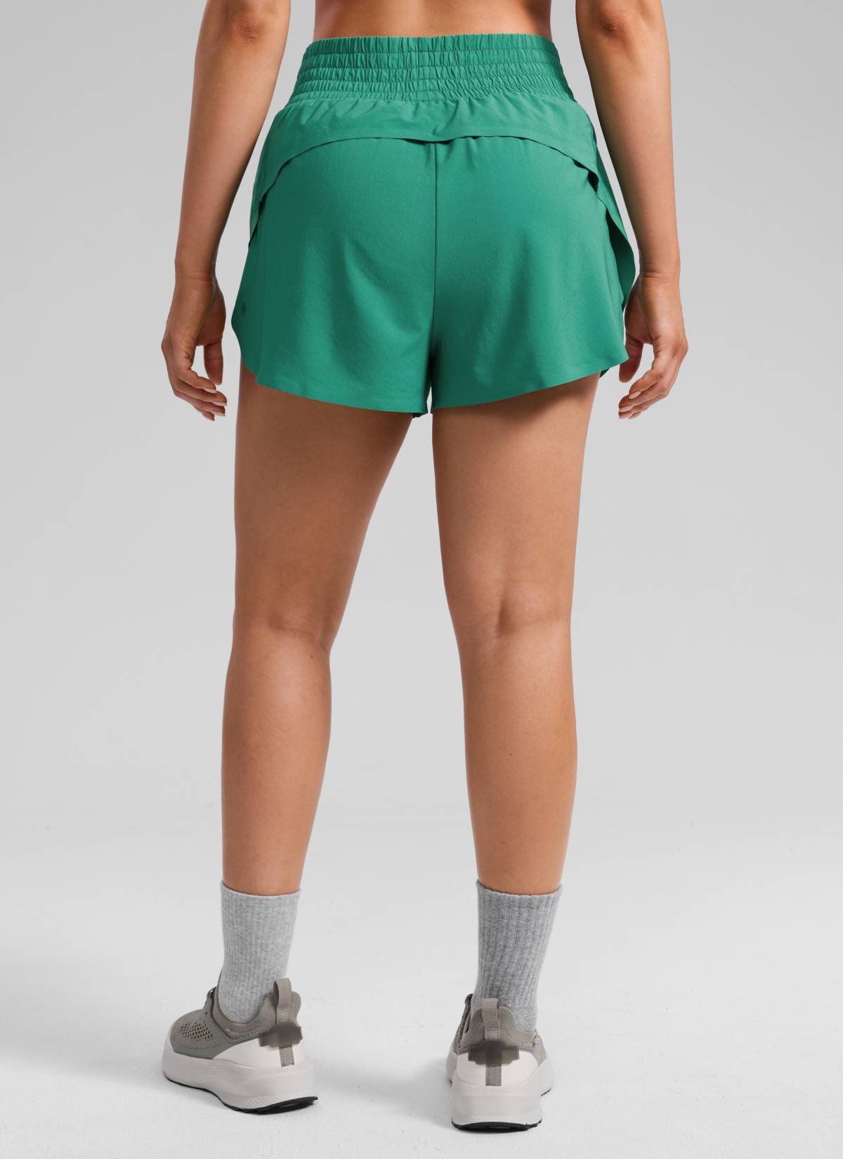 Feathery-Fit Soft High Split Dolphin Shorts 2.5"