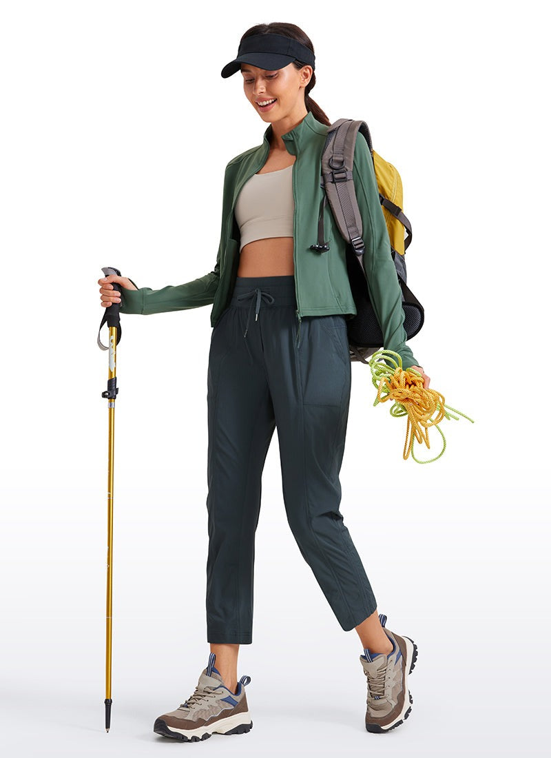 Striped Pants with Pockets 25''- Cinched Leg
