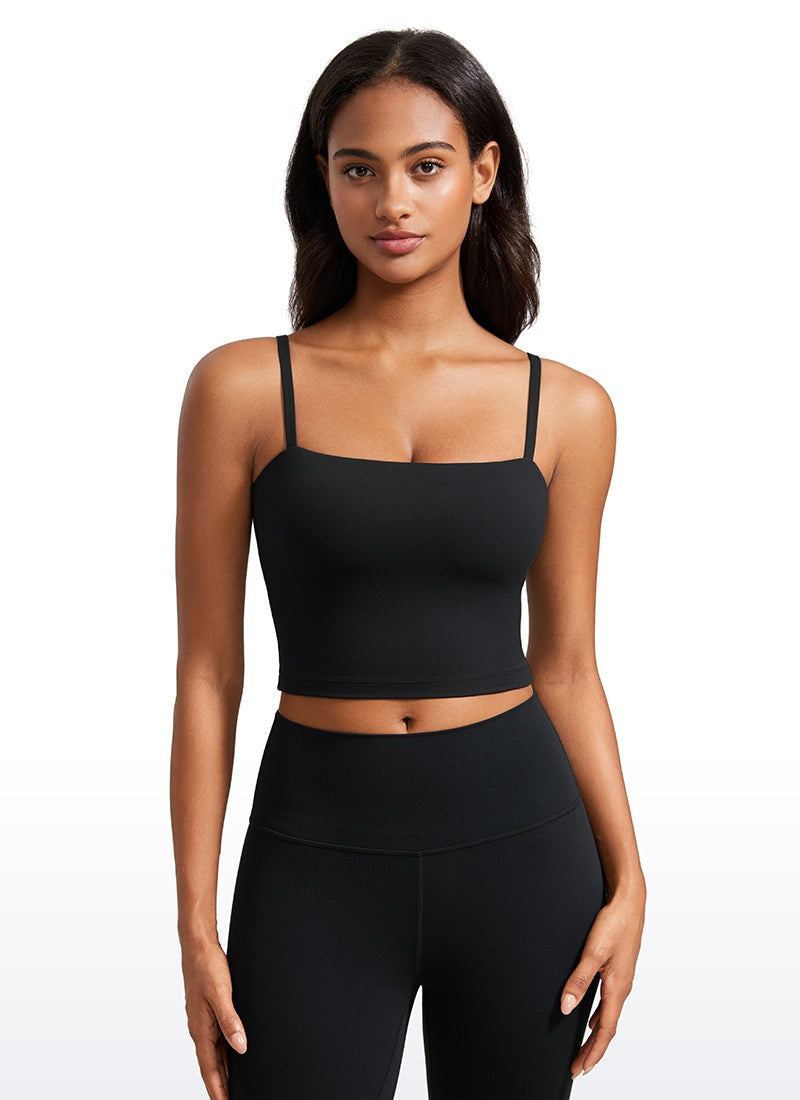 Butterluxe Built in Bra Adjustable Strap Tank