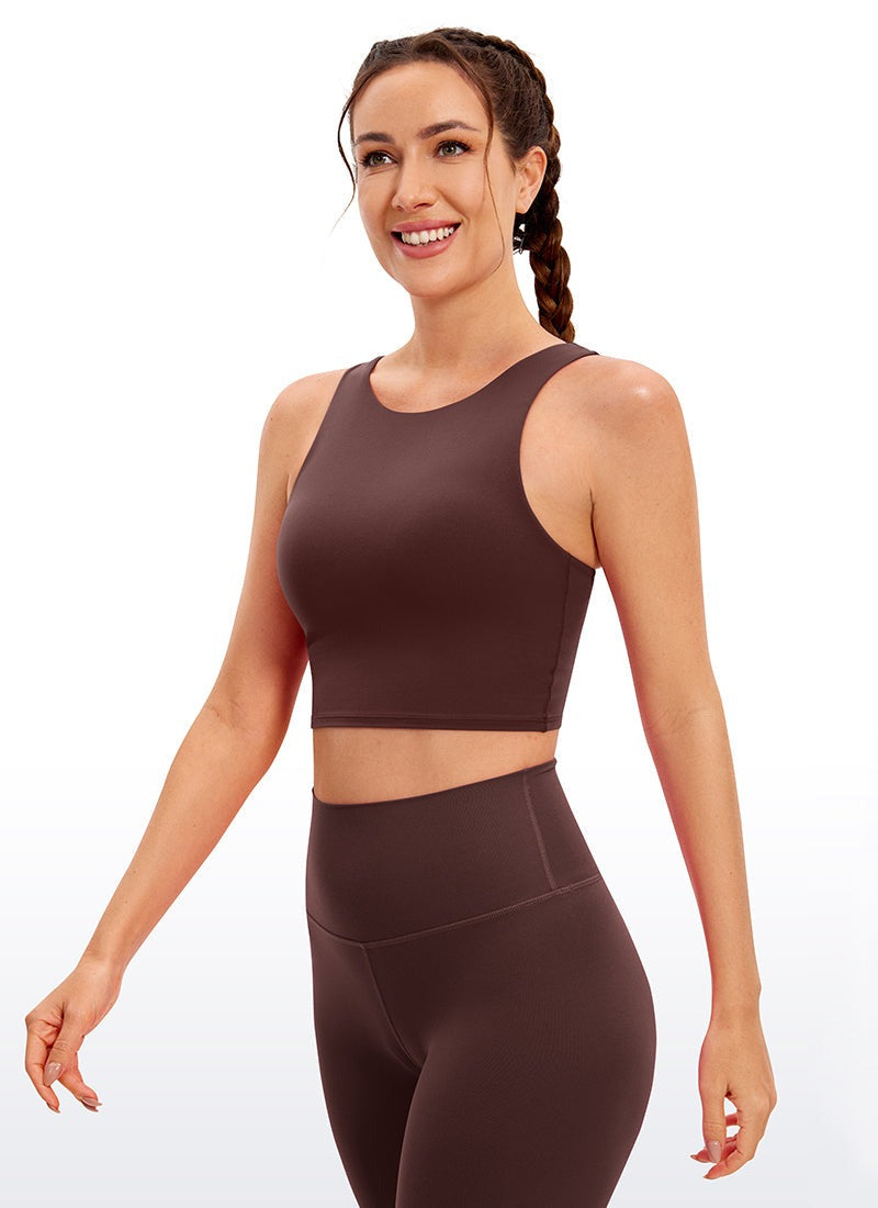 Butterluxe High Neck Built in Bra Tank