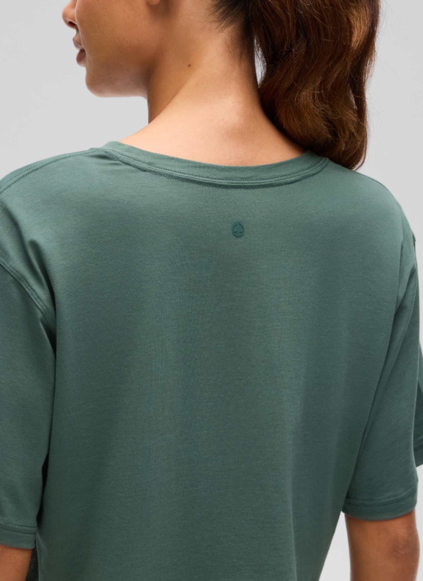 Pima Cotton Cropped Short Sleeve