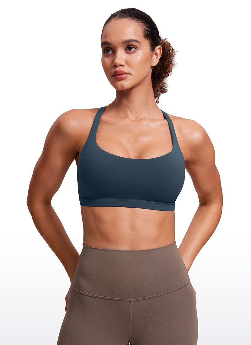 Nakedfeel Low Cut Strappy Bra (8 Straps)