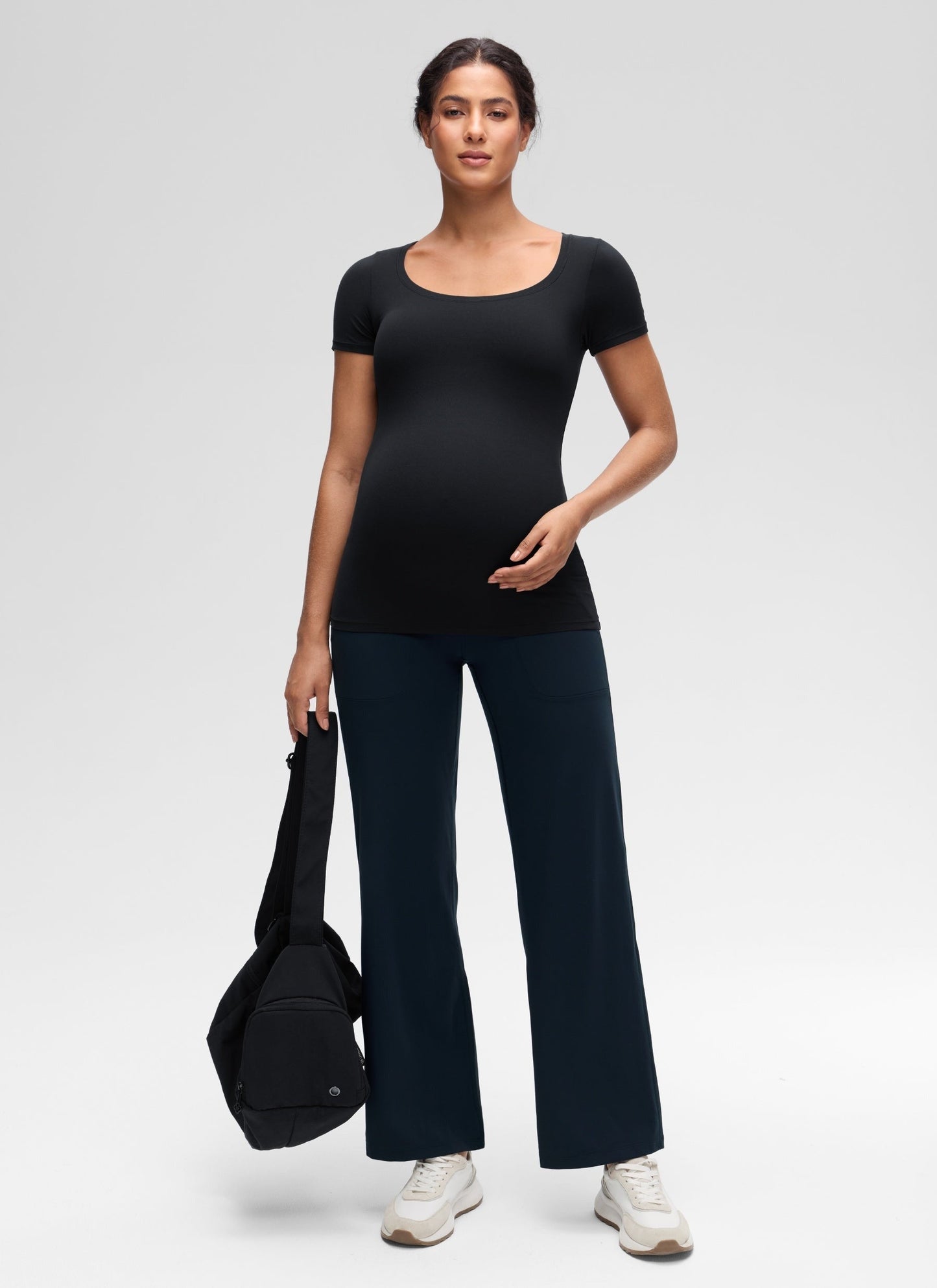 Softembrace Maternity U Neck Short Sleeve