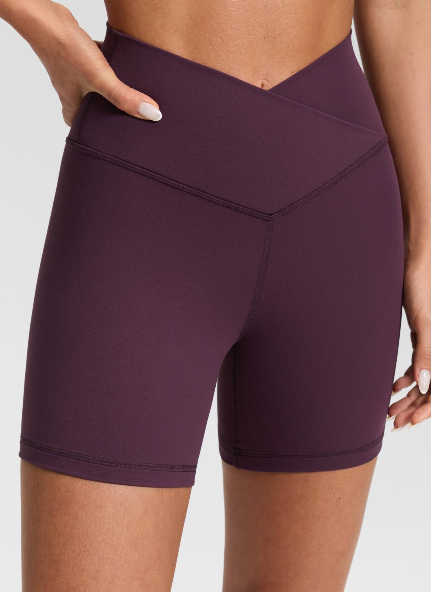 Butterluxe V Cross Waist Shorts 5"