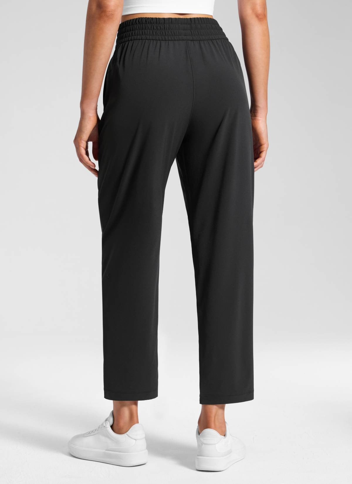 Feathery-Fit Drapey Tapered Ankle Pant 27"