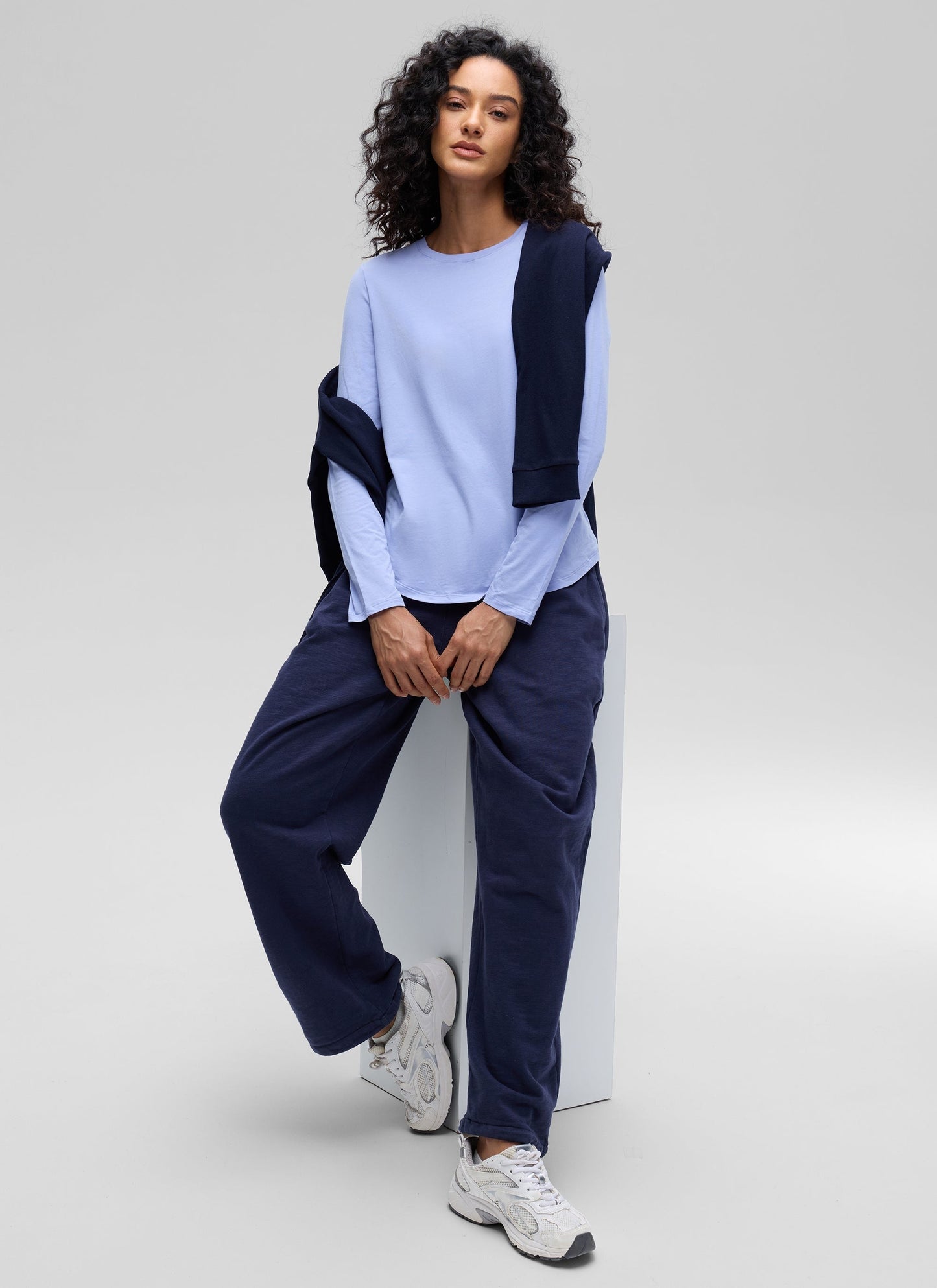 Pima Cotton Workout Long Sleeve