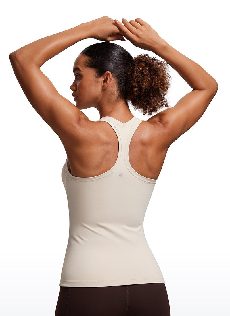 Butterluxe Racerback Hip Length Tank