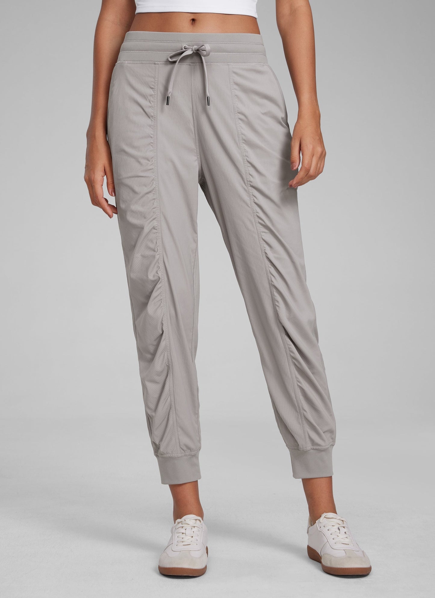 Striped Ruched Pocket Jogger 26''