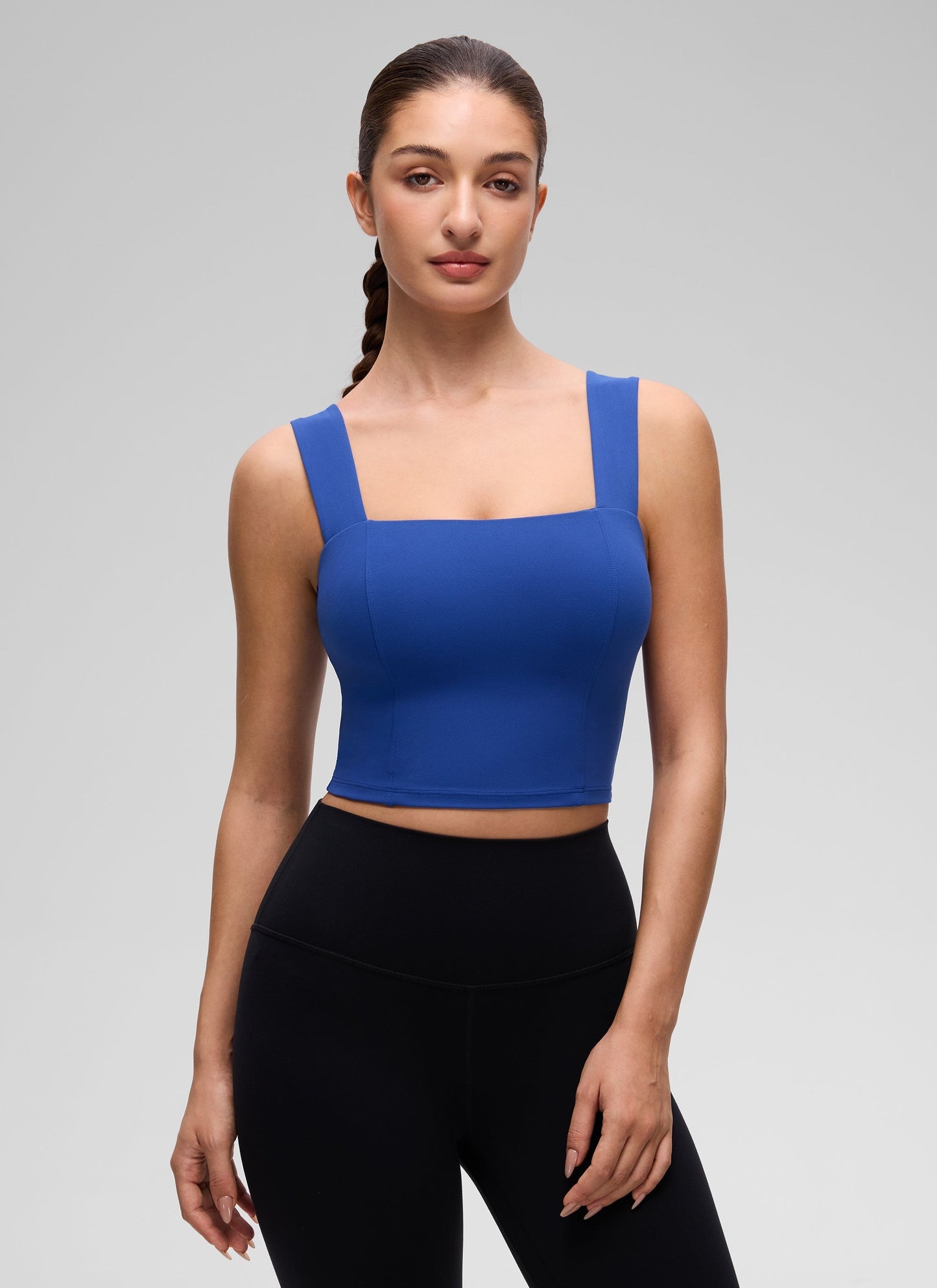 Butterluxe Wide Straps Built in Bra Tank