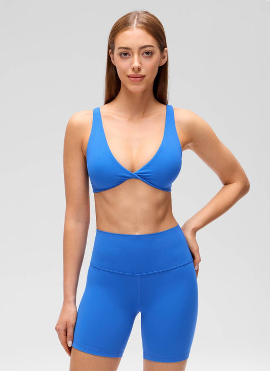 Butterluxe Twist V Neck U Back Sports Bra