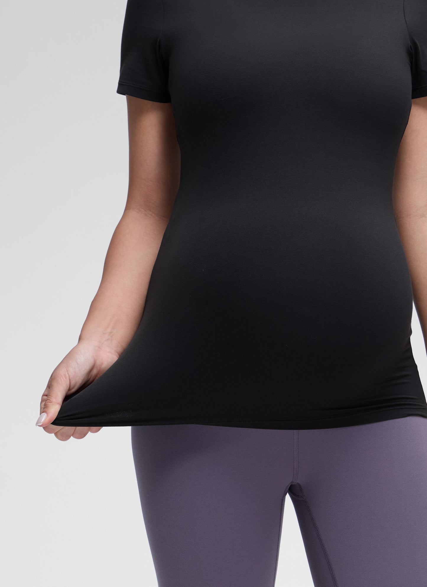 Softembrace Maternity Crew Neck Short Sleeve