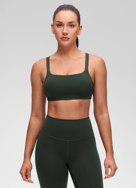 Butterluxe Adjustable Wide Strap Sports Bra