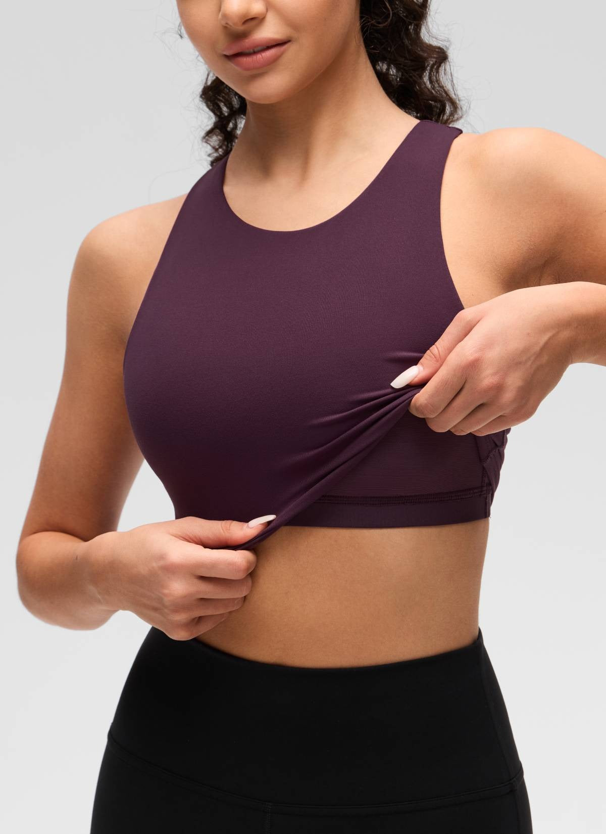 Butterluxe High Neck Built in Bra Tank