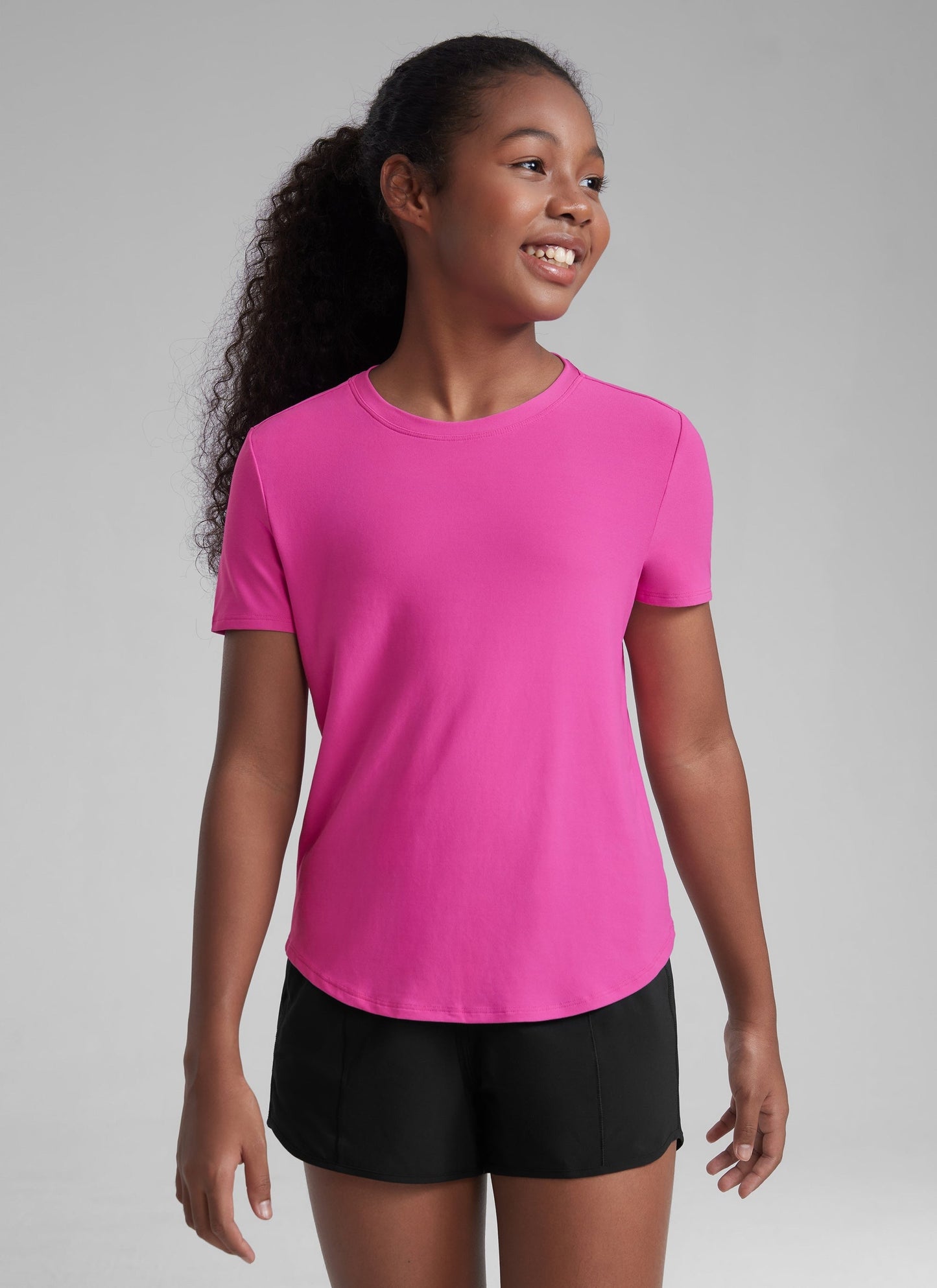 Girls Cloudweight Athletic Short Sleeve